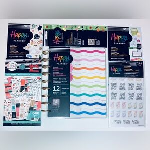 Happy Planner & Stickers Set - NEW!